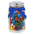 4 oz Glass Mason Jar w/ Chocolate Buttons